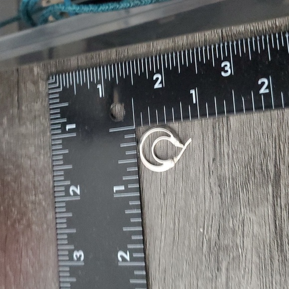 Hoop Earrings Vintage E1005 - Picture 3 of 3